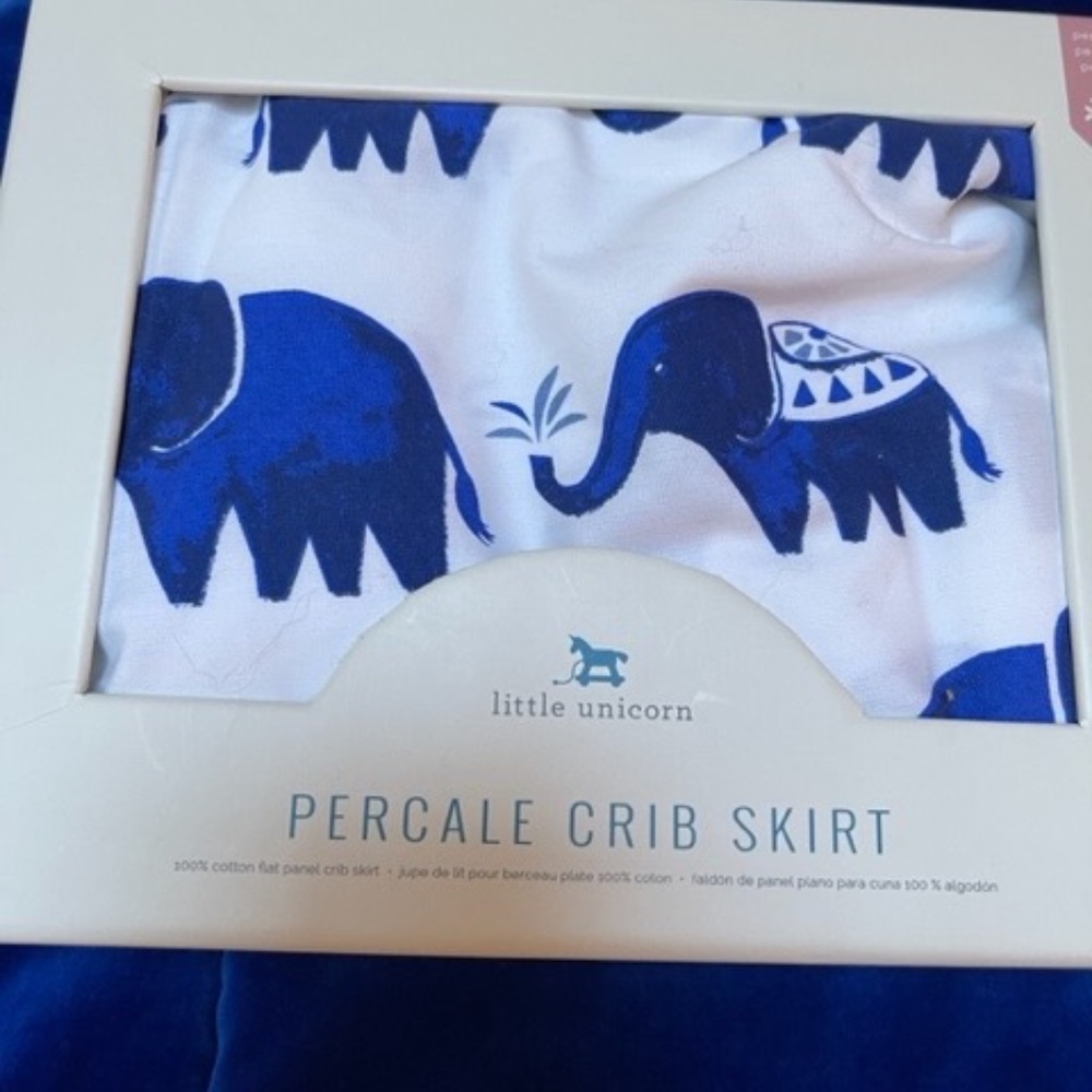 Little Unicorn Crib Skirt